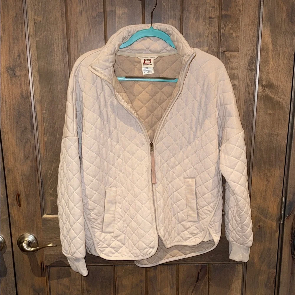Quilted Tan Women's Jacket - Picture 4 of 4